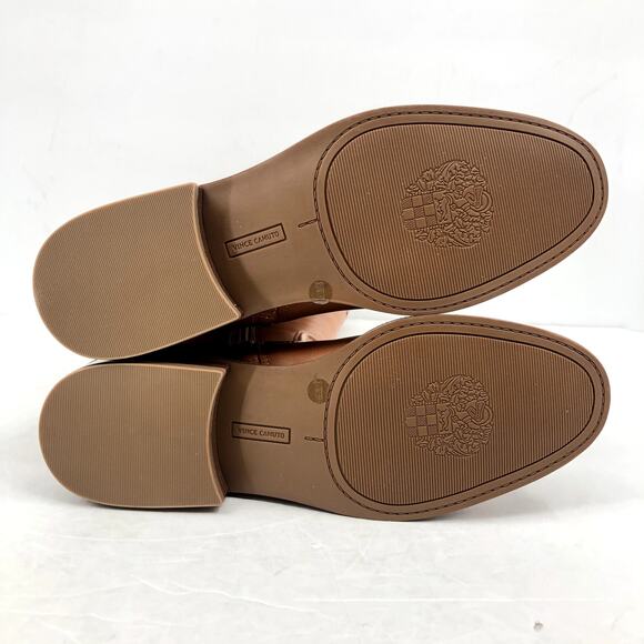 Vince Camuto Women Leather Riding Boot Andalian Size 9.5 Brown Golden Walnut NWB - Picture 8 of 9